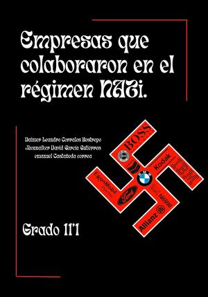 Empresas que colaboran con el régimen nazi