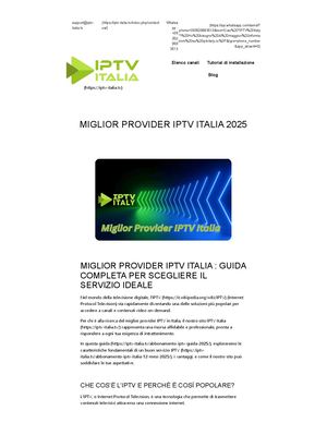 Iptv Italia