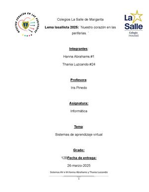 Thania Y Hanna 12b Sav E Ia