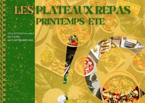 CARTE COOKLIV Plateaux Repas Printemps Eté 2025