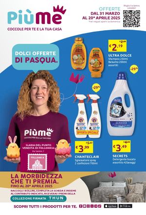 Offerte PiùMe 31 marzo - 20 aprile 2025