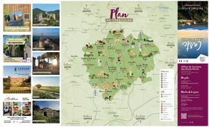 Carte touristique des Avant-Monts