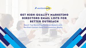 Reach Key Decision-Makers with a Verified Marketing Directors Email List!