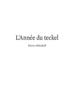 Extrait Teckel