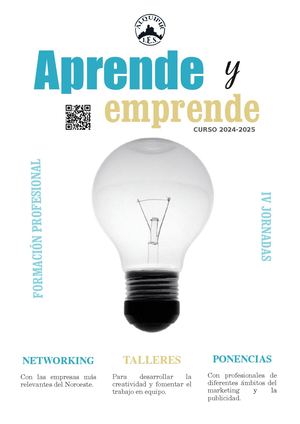 APRENDE Y EMPRENDE Revista FP IES Alquipir