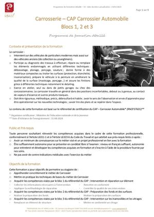 Prog Detail V6 Cap Carrosserie Cnva
