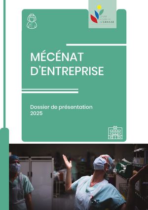 Dossier De Présentation Mécénat D'entreprise 2025 Chg