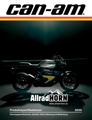 Katalog Can Am Elektromotorraeder 2025