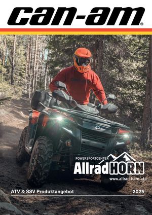 Offroad Atv Ssv Fahrzeugkatalog 2025