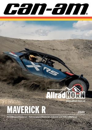 Zubehoerkatalog Can-Am Maverick R 2025