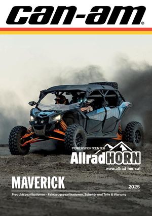 Zubehoerkatalog Can-am Maverick X 2025