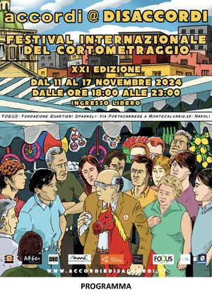PROGRAMMA 2024 accordi @ DISACCORDI - Festival internazionale del cortometraggio 21a edizione