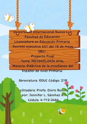 Proyecto Final . Metodo Atal.