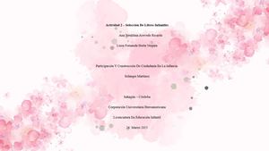Actividad 2 – Selección De Libros Infantiles