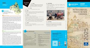 Dépliant musée Montrozier 2025