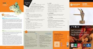 Dépliant musée Salles-la-Source 2025
