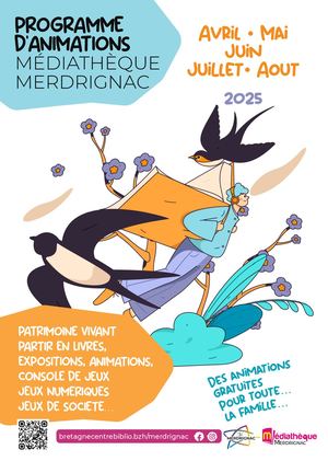 Programme d'animations de la médiathèque d'avril à l'été 2025