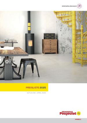 Priceliste für Kaminofenstudios 2025