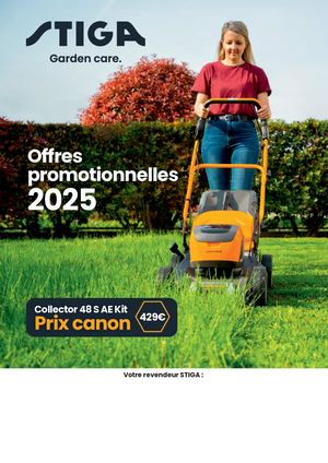 Mailing Offres Promotionnelles Stiga 2025