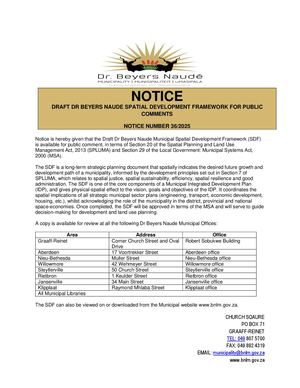 Dr Beyers Naude Local Municipality - PDF