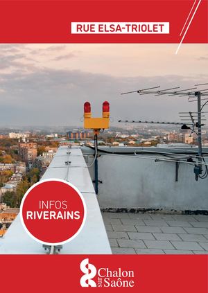 infos riverains - RUE ELSA TRIOLET