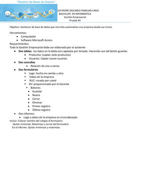 Parcial 3 Gestión Empresarial