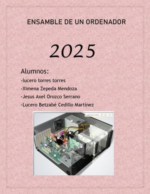 Ensamble De Un Ordenador Luxi