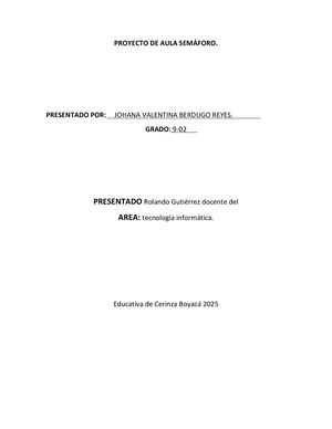 Poroyecto De Semaforo