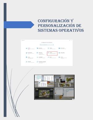 Configuracion Y Personalizaion De Sistemas Operativos