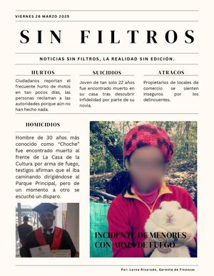 Periódico "SIN FILTROS"