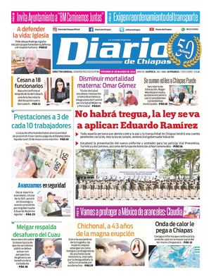 Portada, Viernes 28 De Marzo De 2025