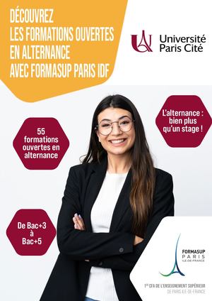 Catalogue formations Université Paris Cité 2025