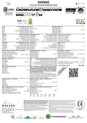 403z Technical Specifications Carpet Avenue Balsan