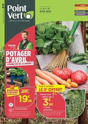 Mon potager d'avril - Euralis Point Vert