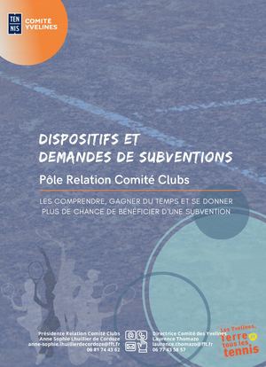 Dispositifs Et Demandes De Subventions