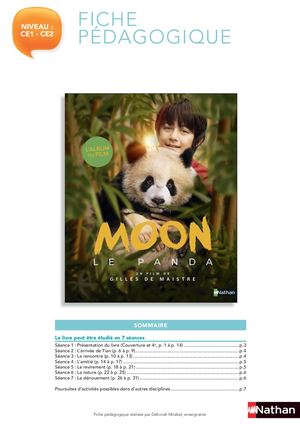 Fiches pédagogique -  Moon Le Panda Album