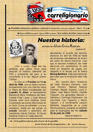 «el correligionario» Digital N° 3 - marzo 2025