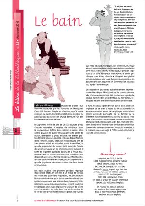 La lettre de la bibliothèque n°52