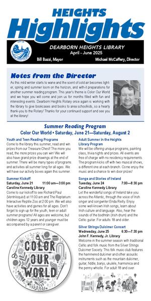 Heights Highlights April June 2025