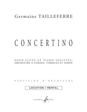 Germaine TAILLEFERRE - Concertino