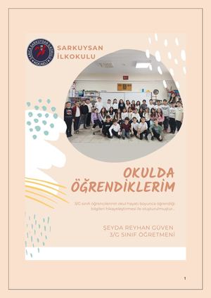 3 G Sinifi Dergi̇si̇