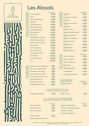 Carte - Le Perroquet