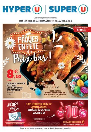 CATALOGUE DU 08 AU 20 AVRIL 2025 - Hyper U / Super U