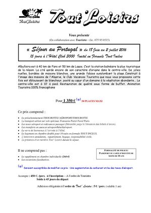 2016 Pour Tout Savoir Sur Le Voyage Au Portugal