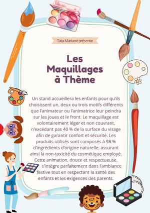 Maquillage Enfant à Thème Fete Des Bergers