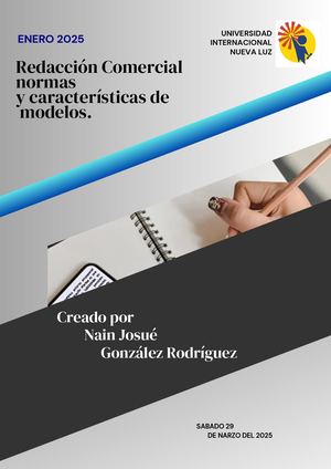 Nain Gonález Redacción Comercial Normas Y Características De Modelos