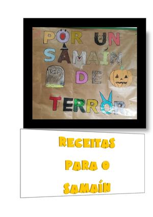 Receitas  para o Samaín