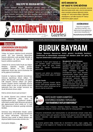 Atatürk Yolu Gazetesi̇, Sayı:2