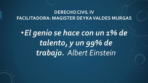 1 Derecho Civil Iv Primera Semana