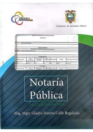 Declaracion Juramentada Kailasa con la comunidad Jatun Molino